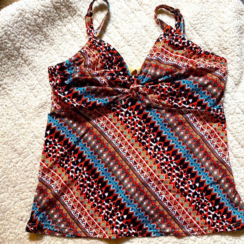 Bra sized wired swim top